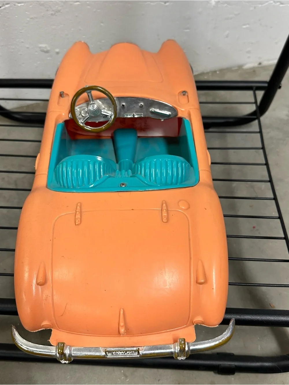 VTG 1962 Barbie Irwin Austin Healy Convertible Mattel No Windshield